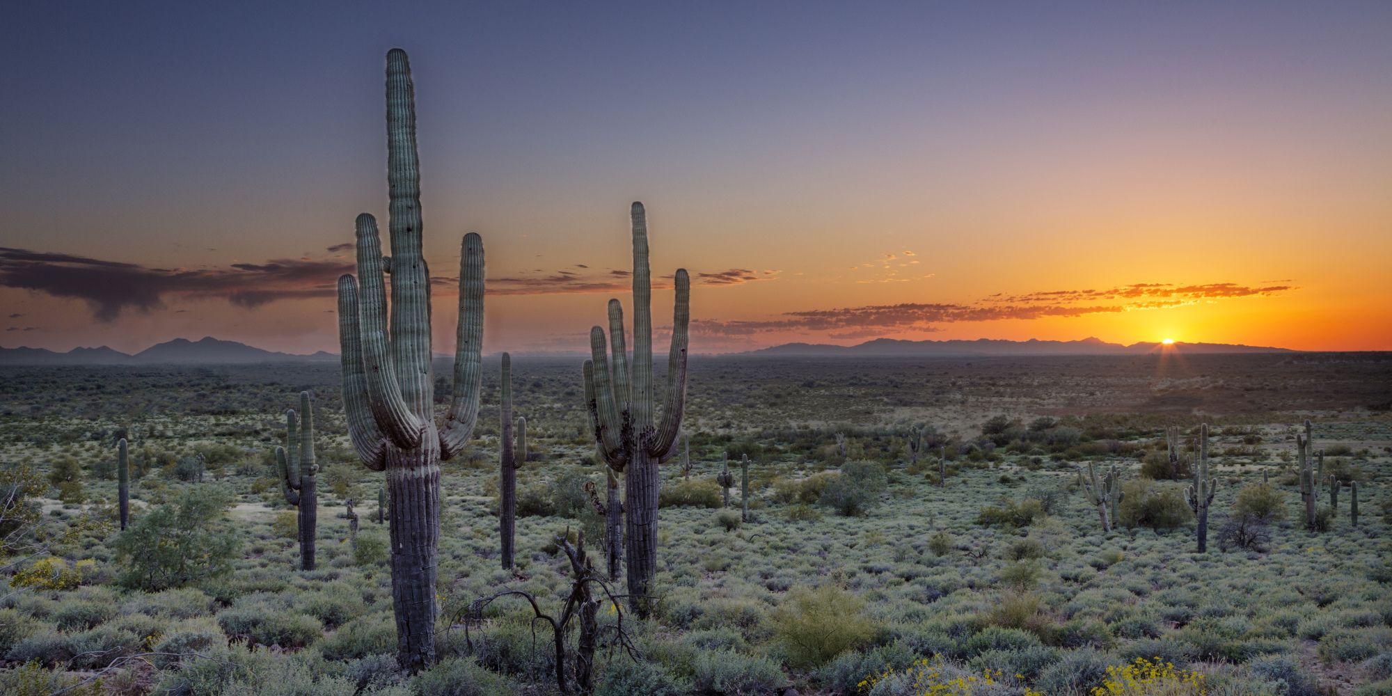 Arizona, Phoenix Valley Sunset