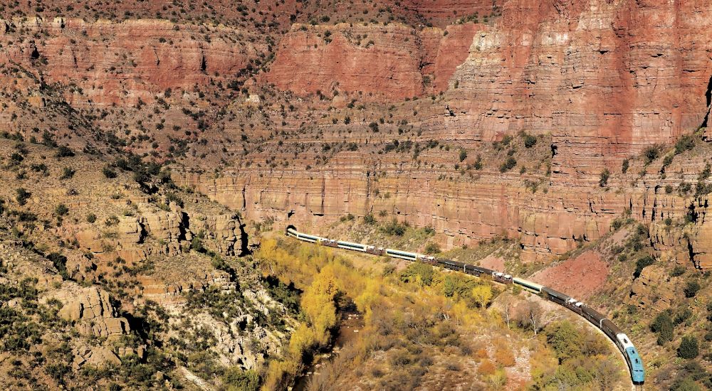 Arizona Verde Canyon Railroad from Clarskdale